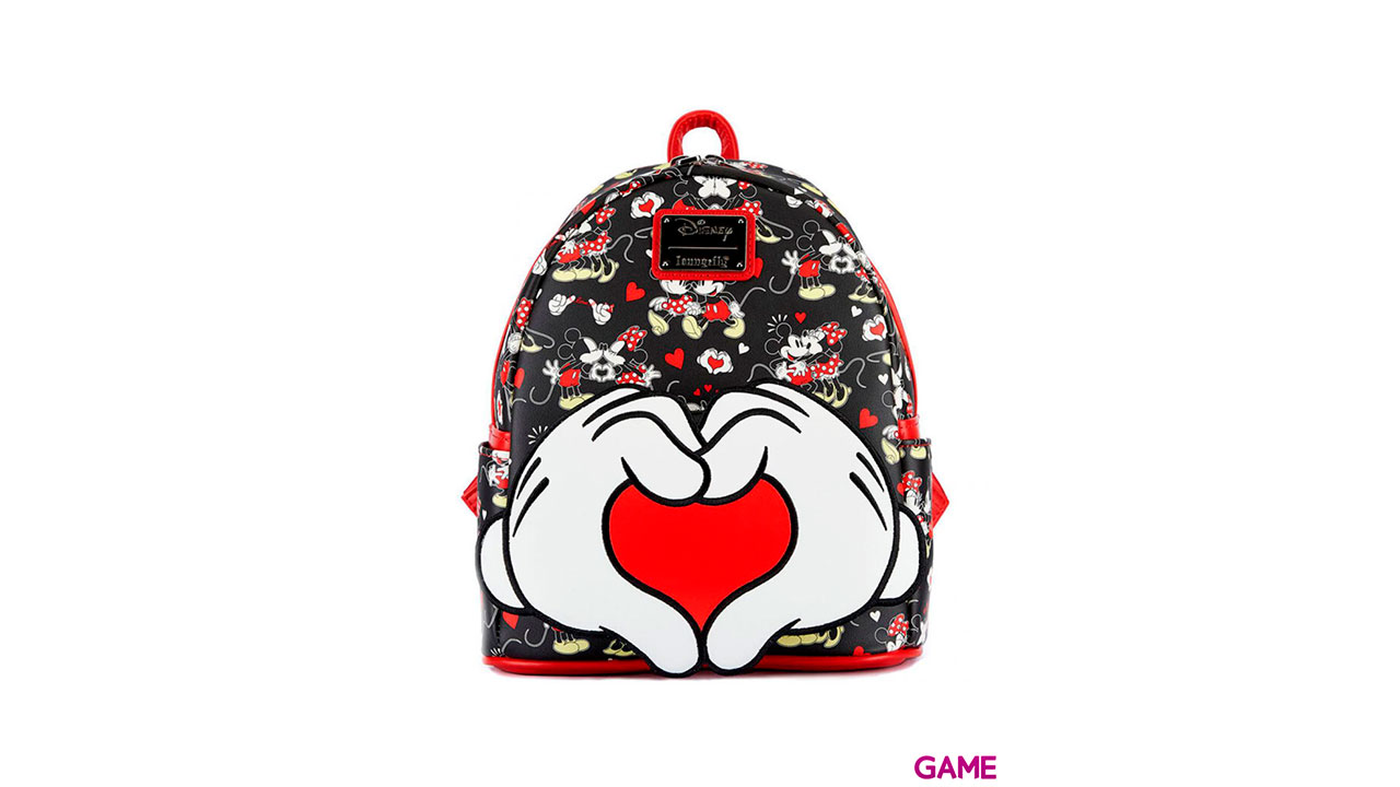 Mochila Love Mickey and Minnie Disney Loungefly 26cm-0