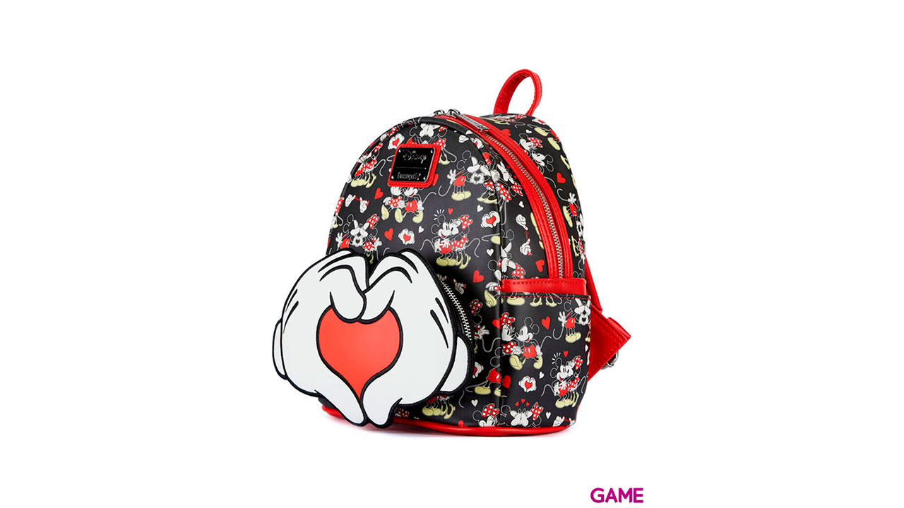 Mochila Love Mickey and Minnie Disney Loungefly 26cm-1