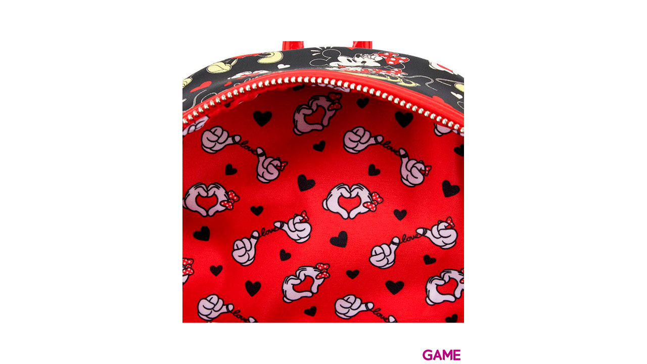 Mochila Love Mickey and Minnie Disney Loungefly 26cm-3
