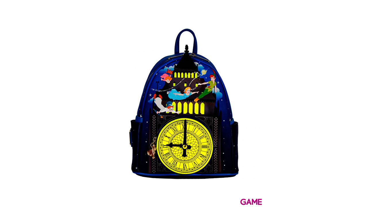 Mochila Reloj Peter Pan Disney Loungefly 26cm-1