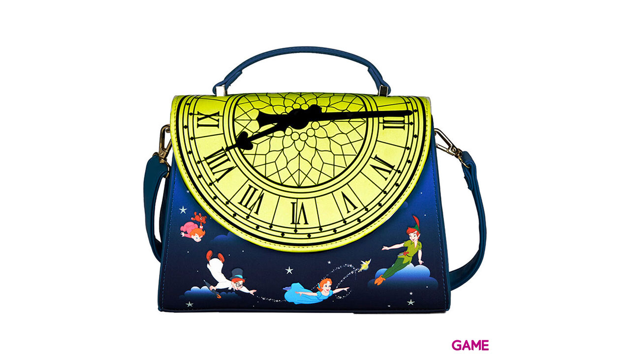 Bolso bandolera Reloj Peter Pan Disney Loungefly-4