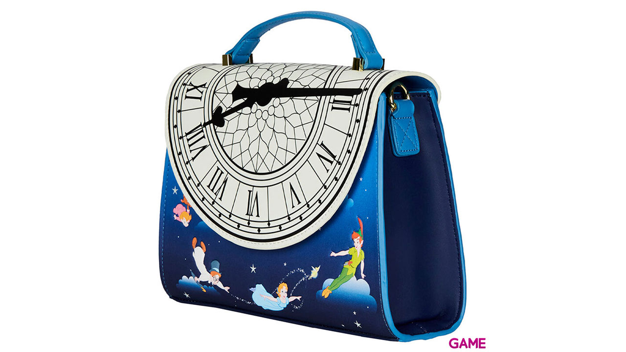 Bolso bandolera Reloj Peter Pan Disney Loungefly-5