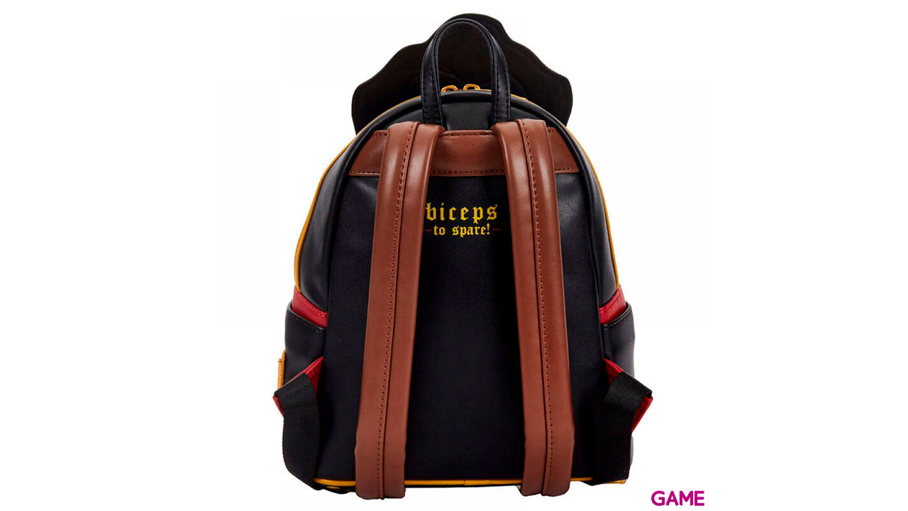 Mochila Villanos Escena Gaston La Bella y la Bestia Disney Loungefly 26cm-5