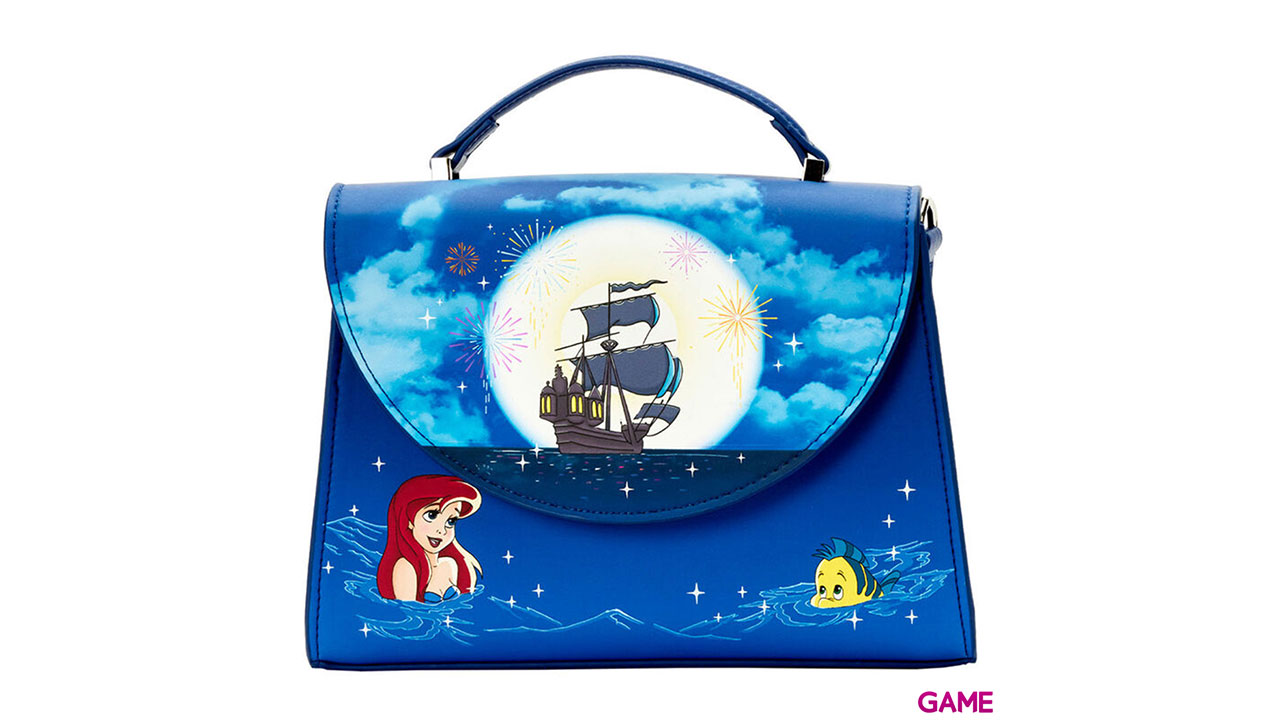 Bolso bandolera Fuegos Artificiales La Sirenita Disney Loungefly-0