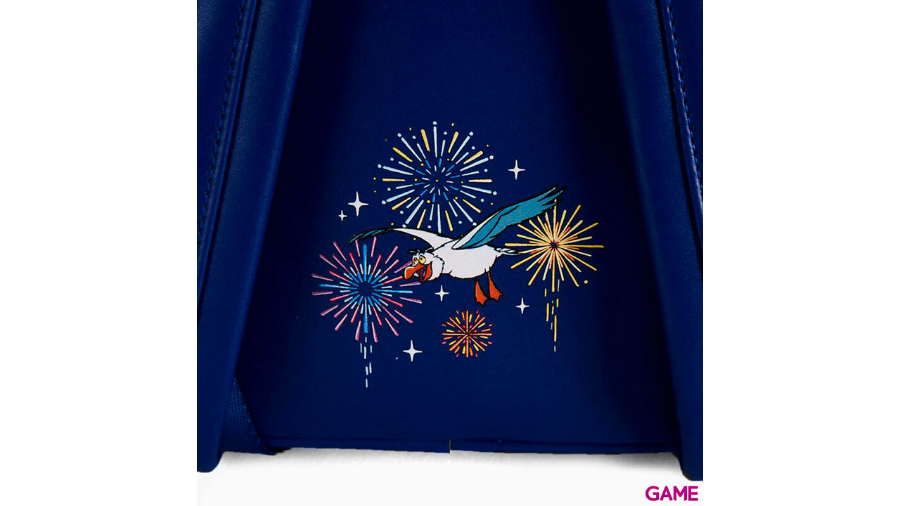 Mochila Fuegos Artificiales La Sirenita Disney Loungefly 26cm-4
