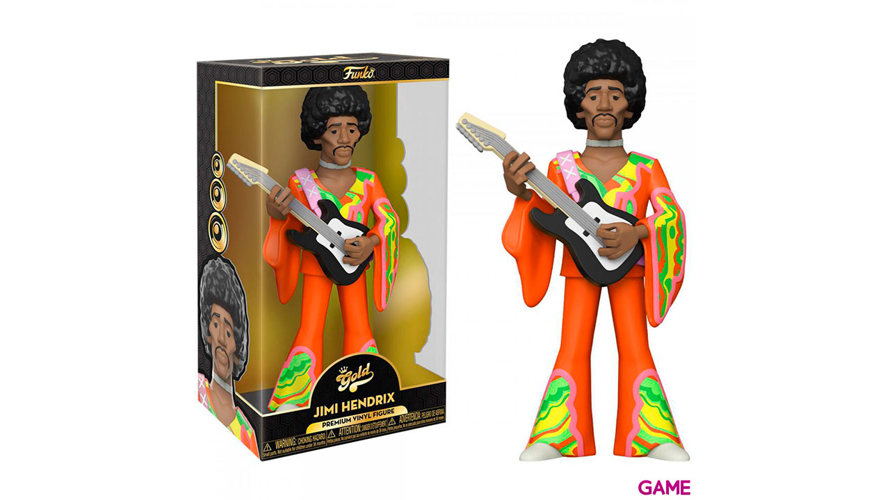 Figura Vinyl Gold Jimi Hendrix 30cm-0