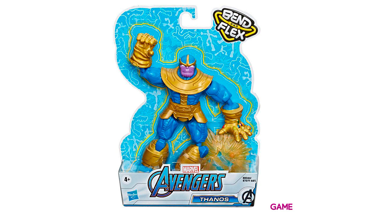 Figura Bend and Flex Thanos Vengadores Avengers Marvel 15cm-0