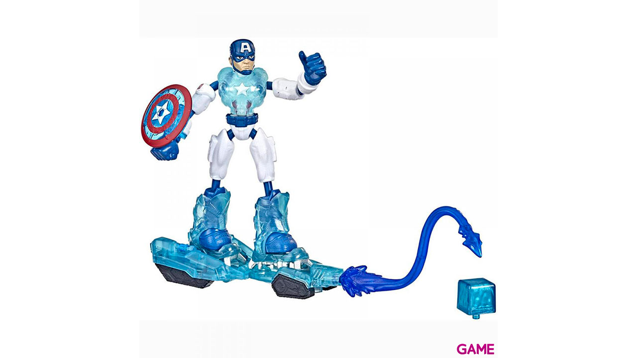 Figura Capitan America Bend and Flex Missions Marvel 15cm-1