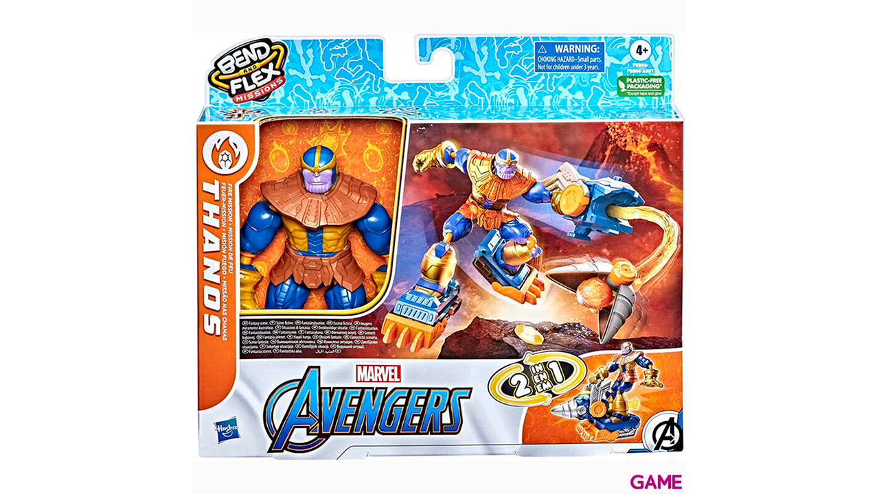 Figura Thanos Bend and Flex Missions Marvel 15cm-2