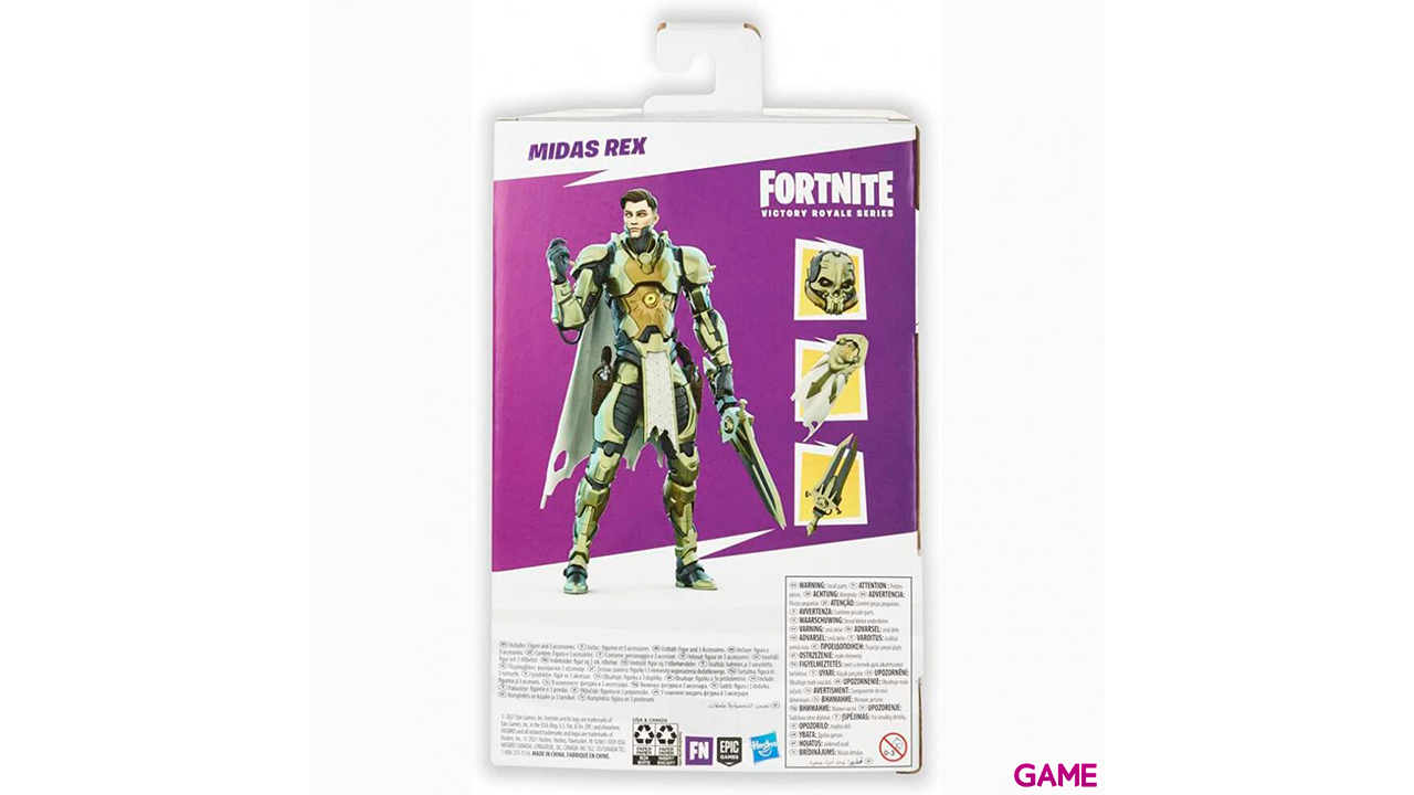 Figura Fortnite: Rey Midas 15cm-1
