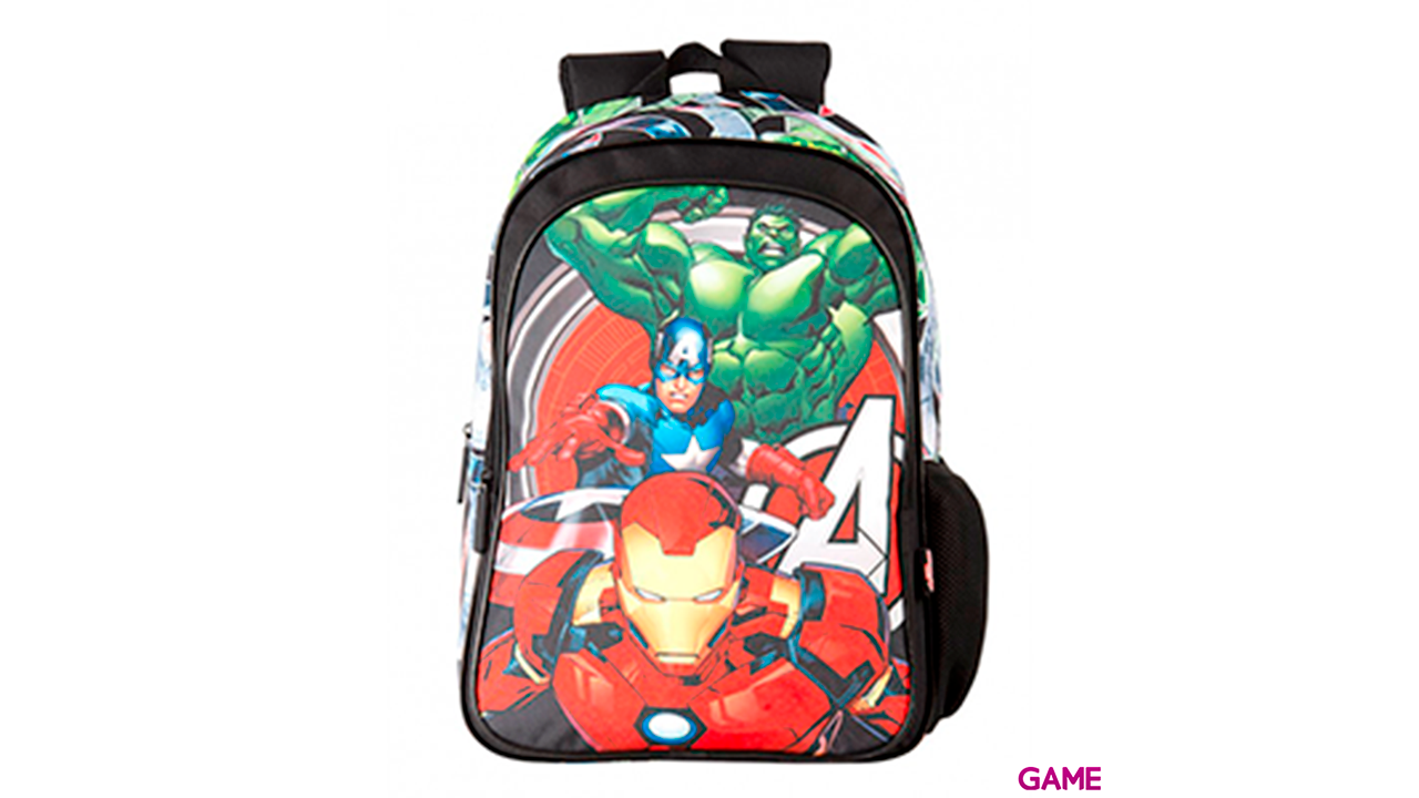 Mochila Cosmic Vengadores Avengers Marvel adaptable 42cm-0