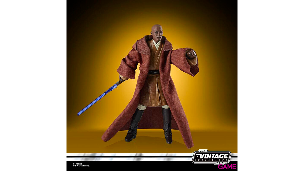 Figura Mace Windu Episode II Star Wars Vintage Collection 9,5cm-1