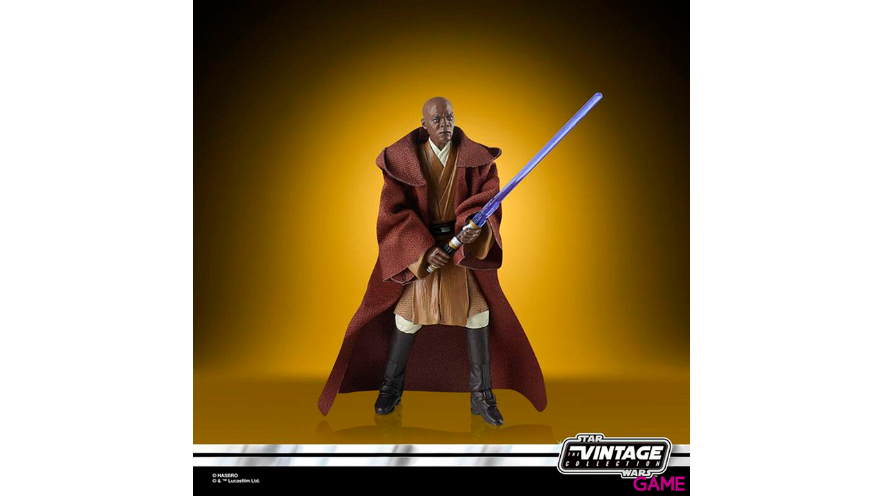 Figura Mace Windu Episode II Star Wars Vintage Collection 9,5cm-2