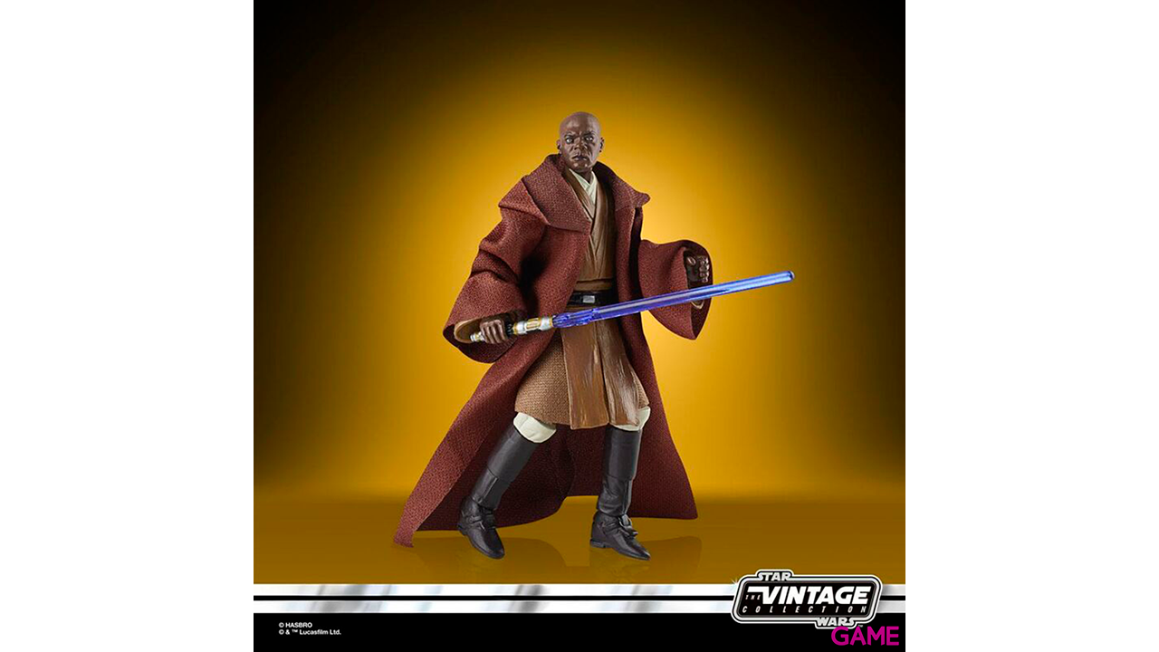 Figura Mace Windu Episode II Star Wars Vintage Collection 9,5cm-3