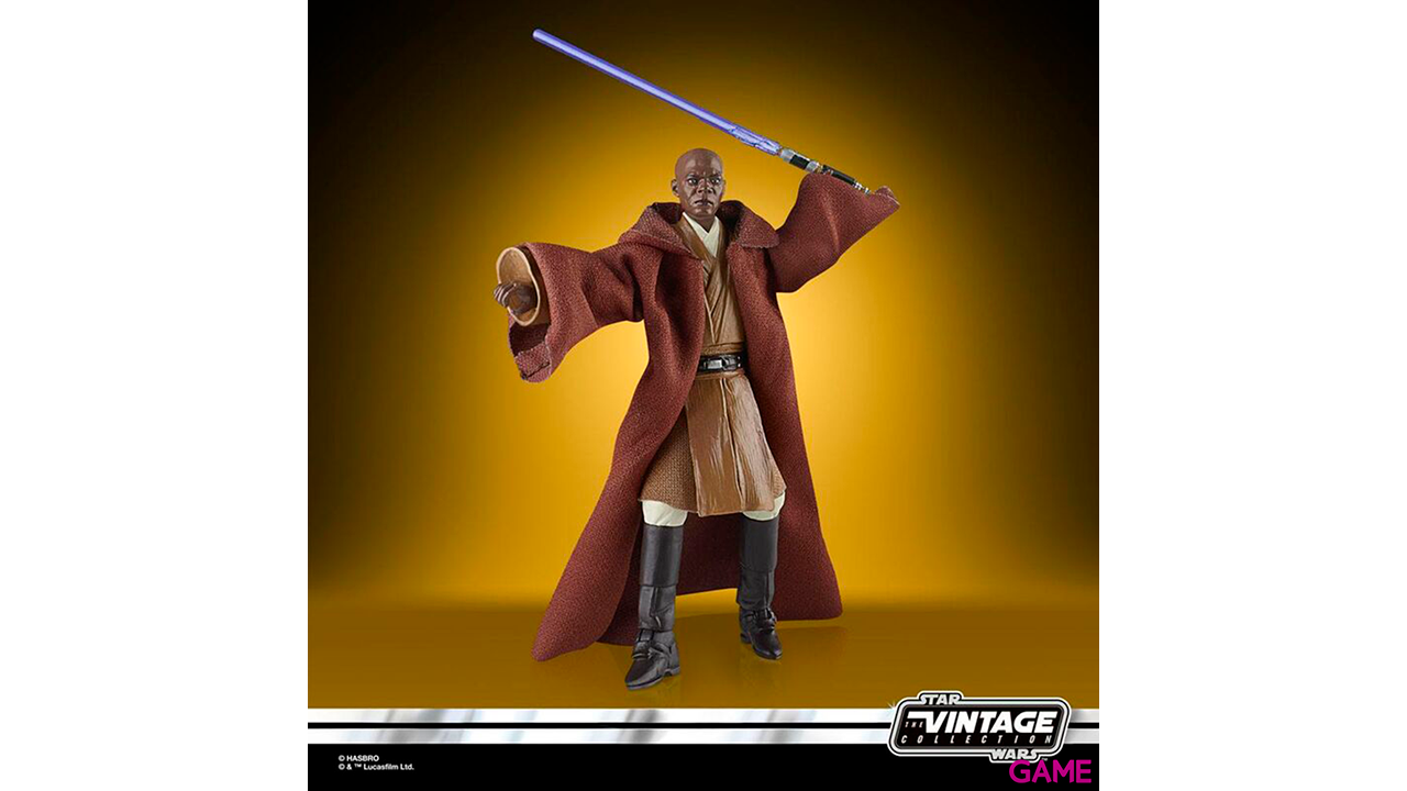 Figura Mace Windu Episode II Star Wars Vintage Collection 9,5cm-4