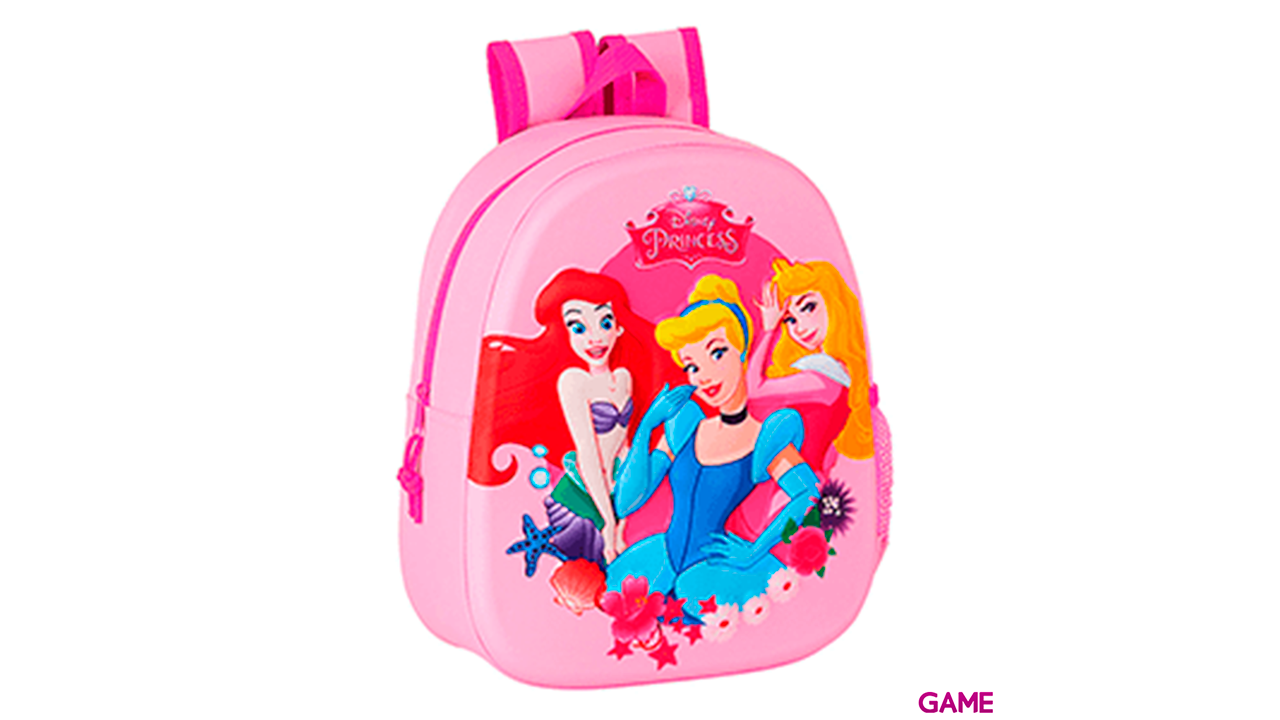 Mochila 3D Princesas Disney 32cm-0