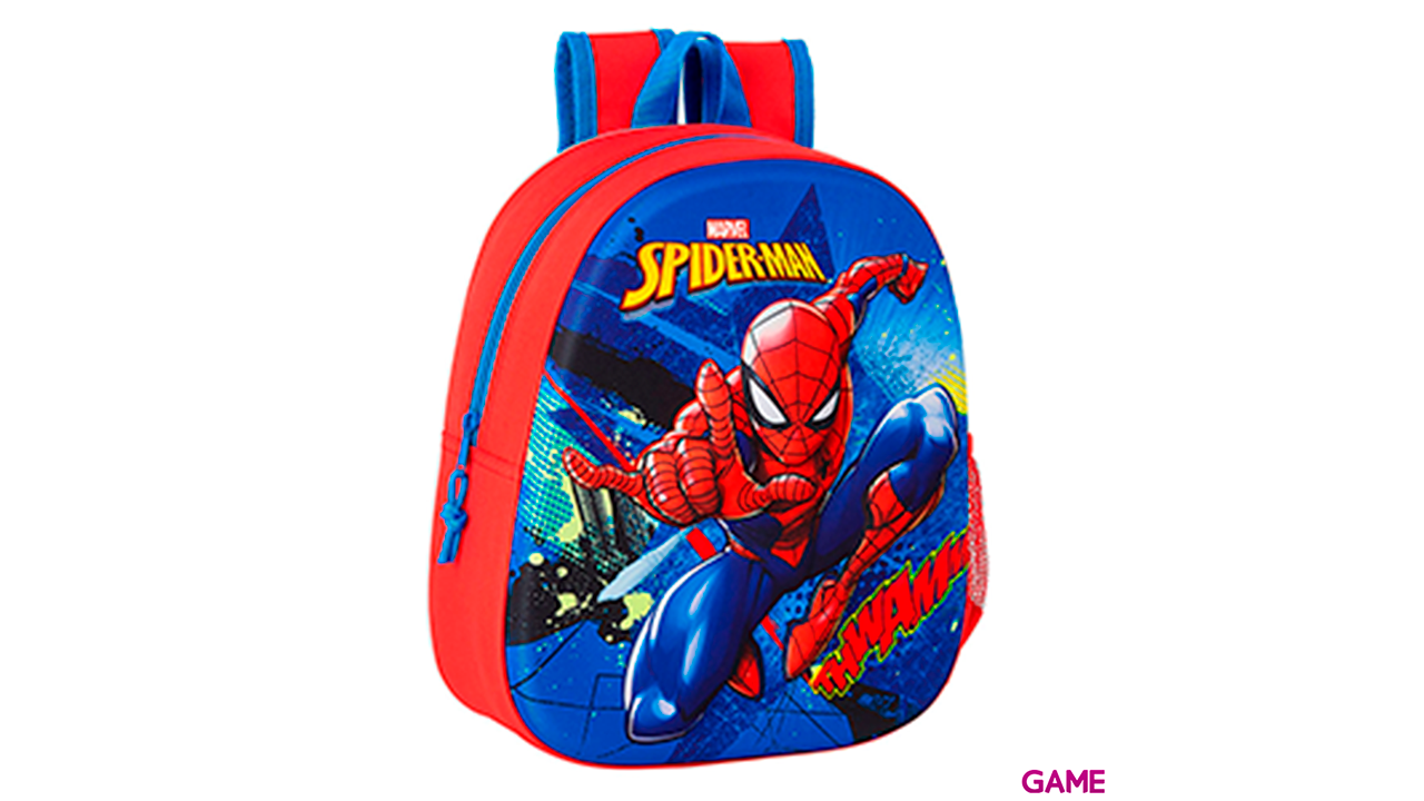 Mochila 3D Spiderman Marvel 32cm-0