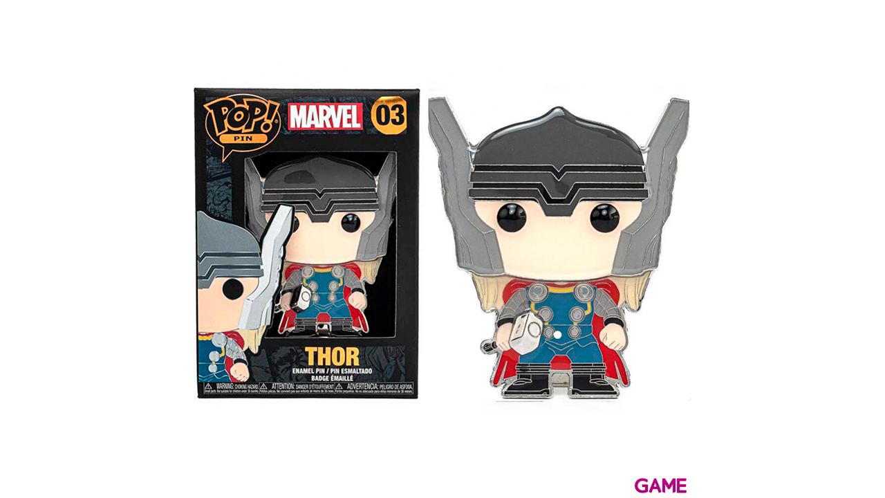 Funko POP Pin Marvel Thor 10cm-0