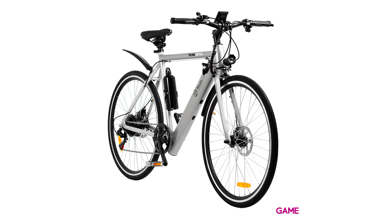 Youin You-Ride New York 28´´ Plata - Bicicleta Electrica-0
