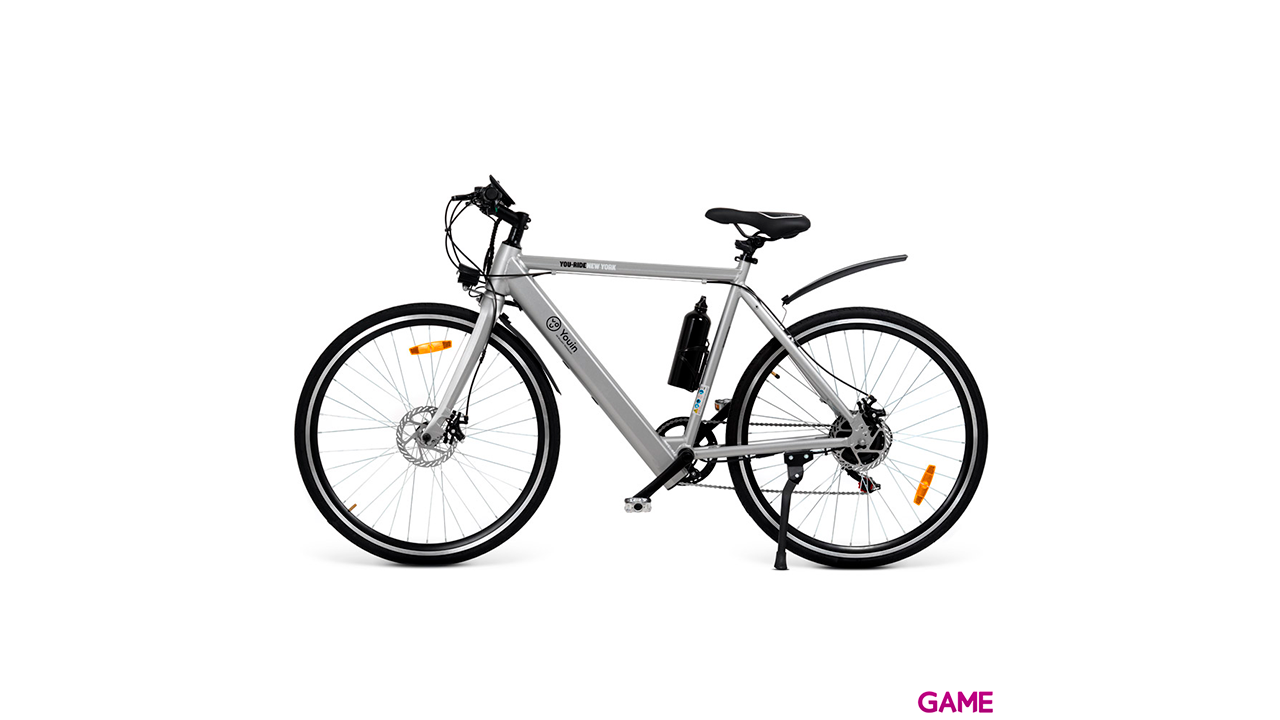 Youin You-Ride New York 28´´ Plata - Bicicleta Electrica-1