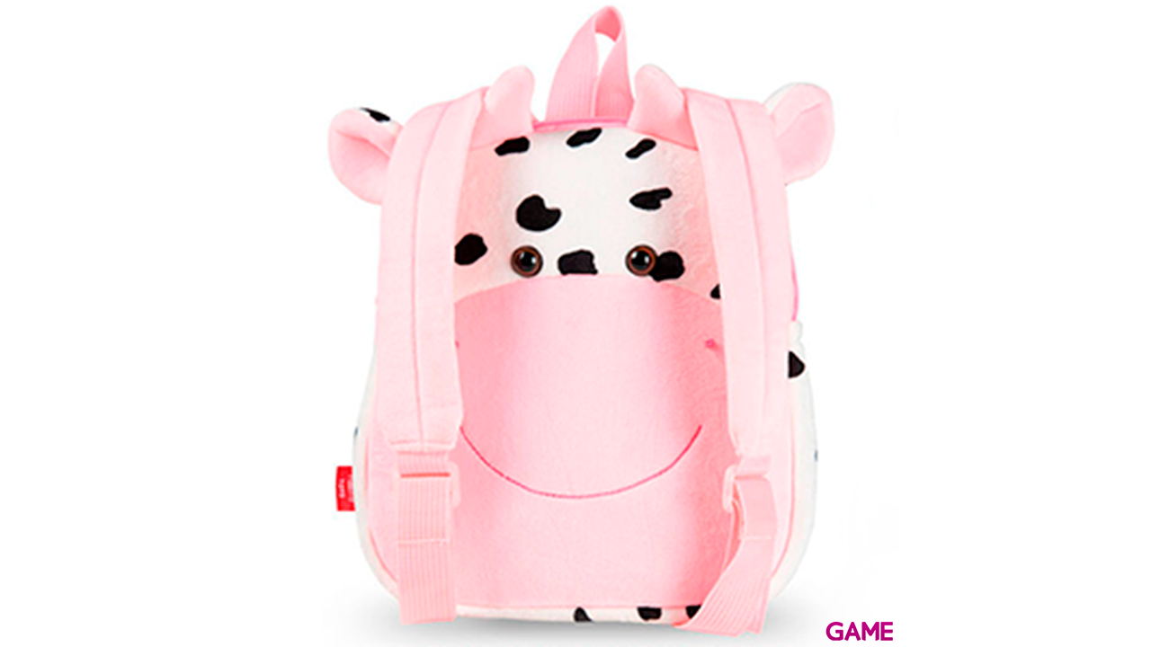 Mochila reversible peluche Vaca Connie 25cm-2
