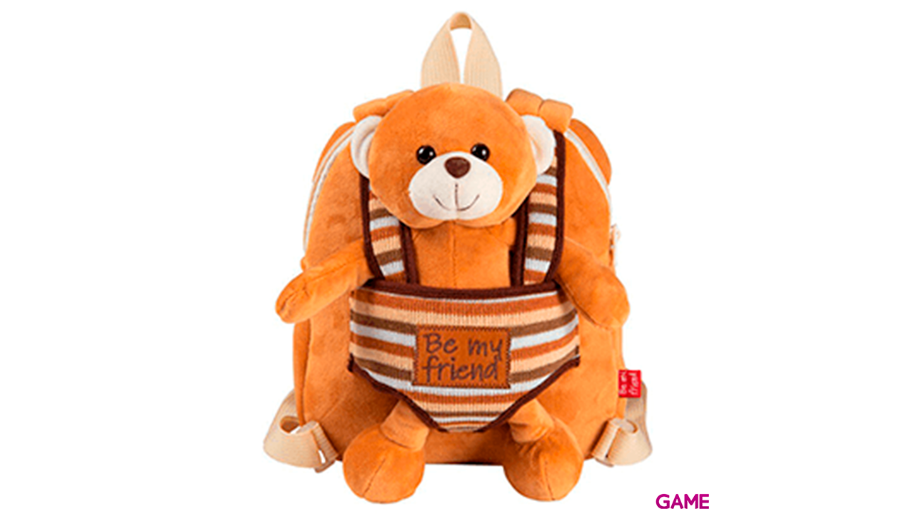 Mochila reversible peluche Oso Benji 25cm-0