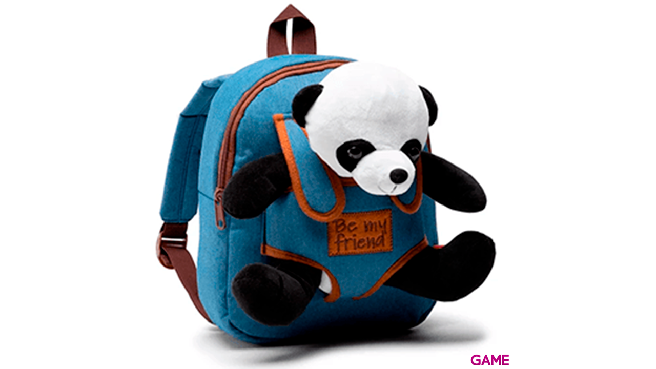Mochila peluche Panda Paul 26cm-1