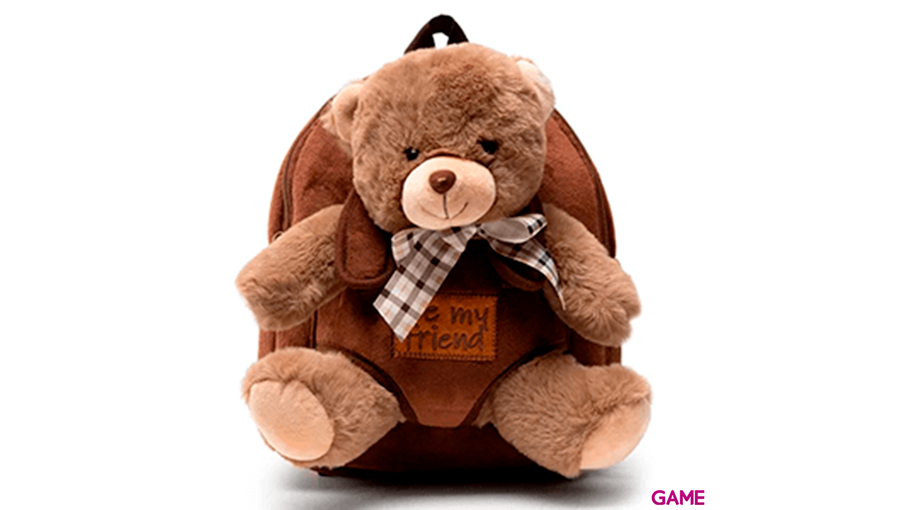 Mochila peluche Oso Tommy 26cm-0