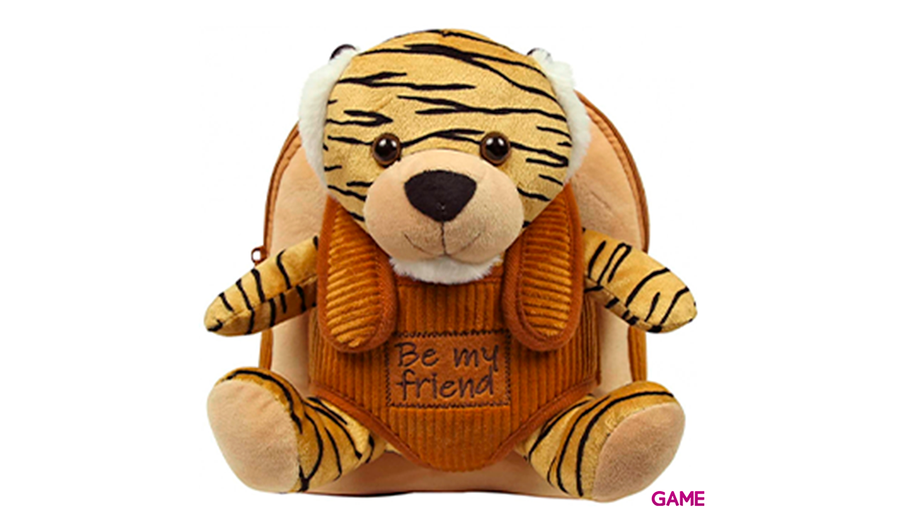 Mochila peluche Tigre Joe 26cm-0