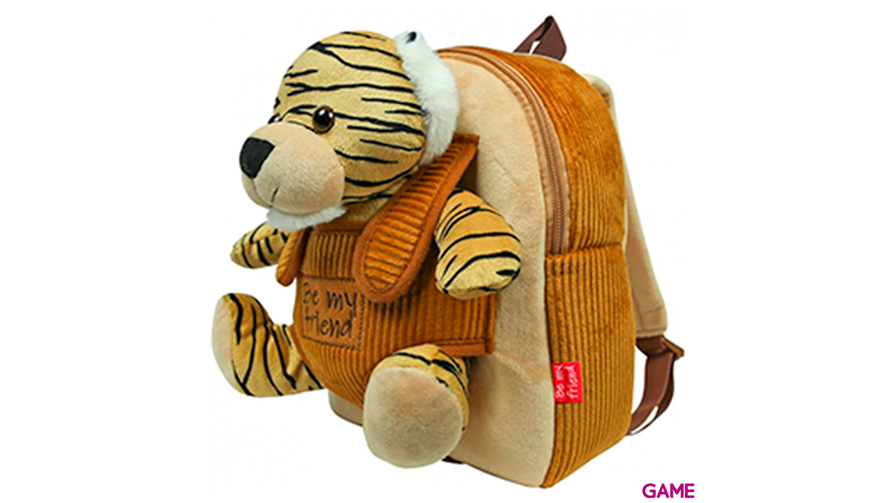 Mochila peluche Tigre Joe 26cm-1