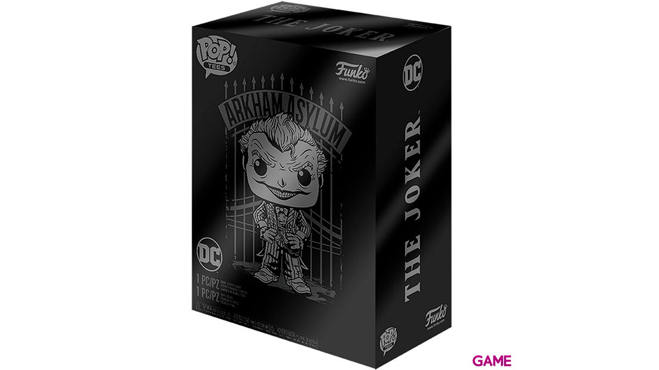 Set figura POP Tee DC Comics The Joker Exclusive Talla XL-2