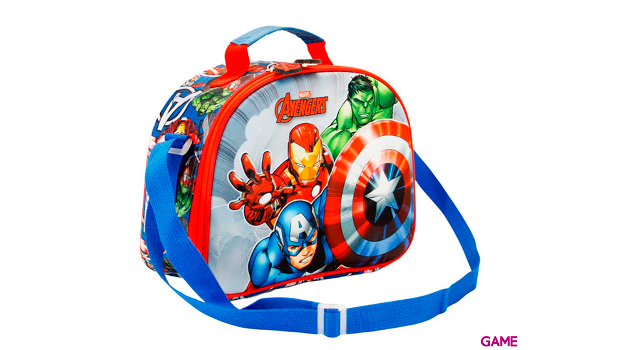 Bolsa portameriendas 3D Defy Vengadores Avengers Marvel-1