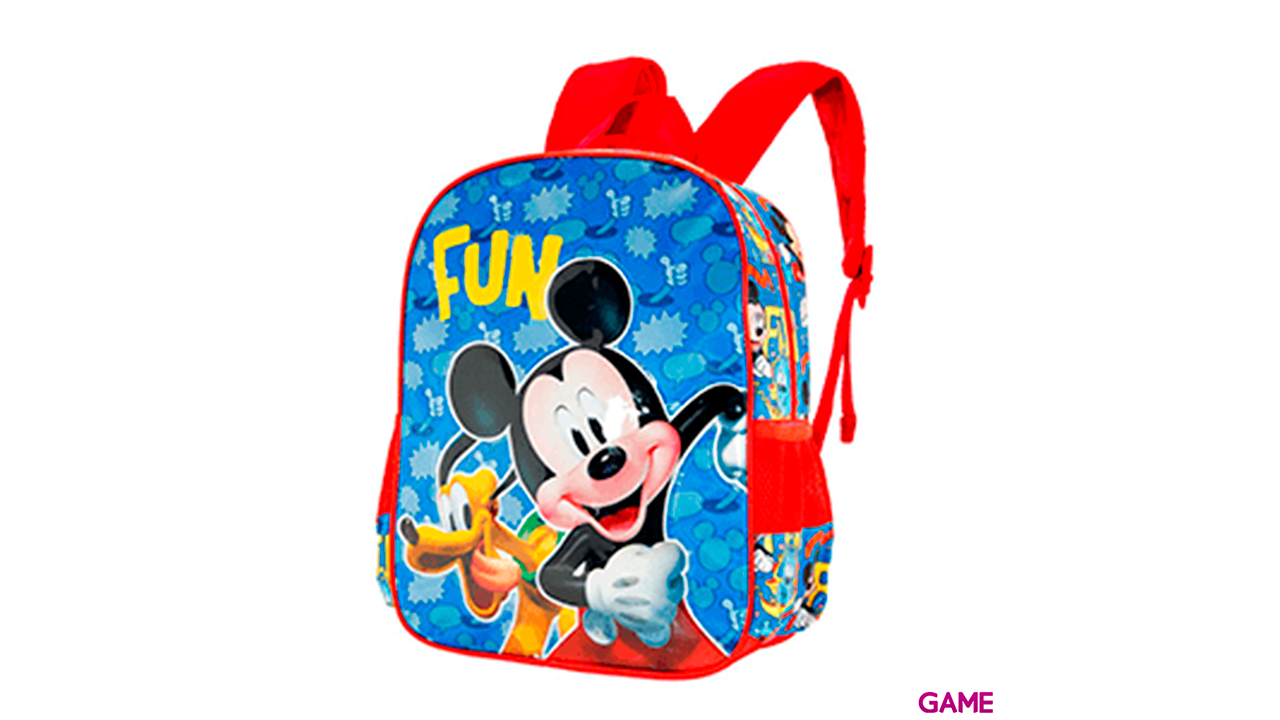 Mochila Fun Mickey Disney adaptable 39cm-0