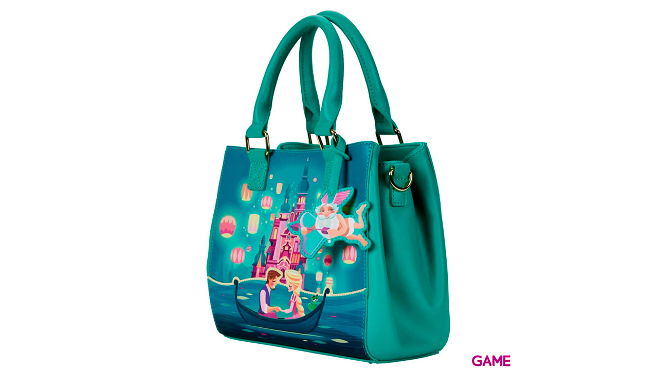 LoungeFly Castillo Rapunzel Enredados Disney - Bandolera-2