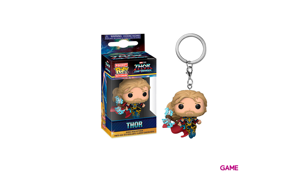 Llavero Pocket POP Marvel hor Love and Thunder Thor-0