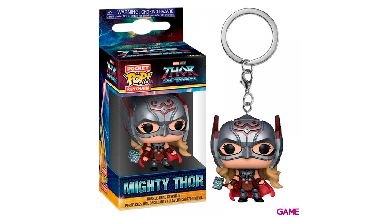 Llavero Pocket POP Marvel Thor Love and Thunder Mighty Thor-0