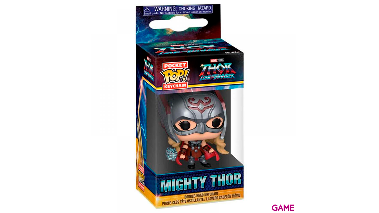 Llavero Pocket POP Marvel Thor Love and Thunder Mighty Thor-1