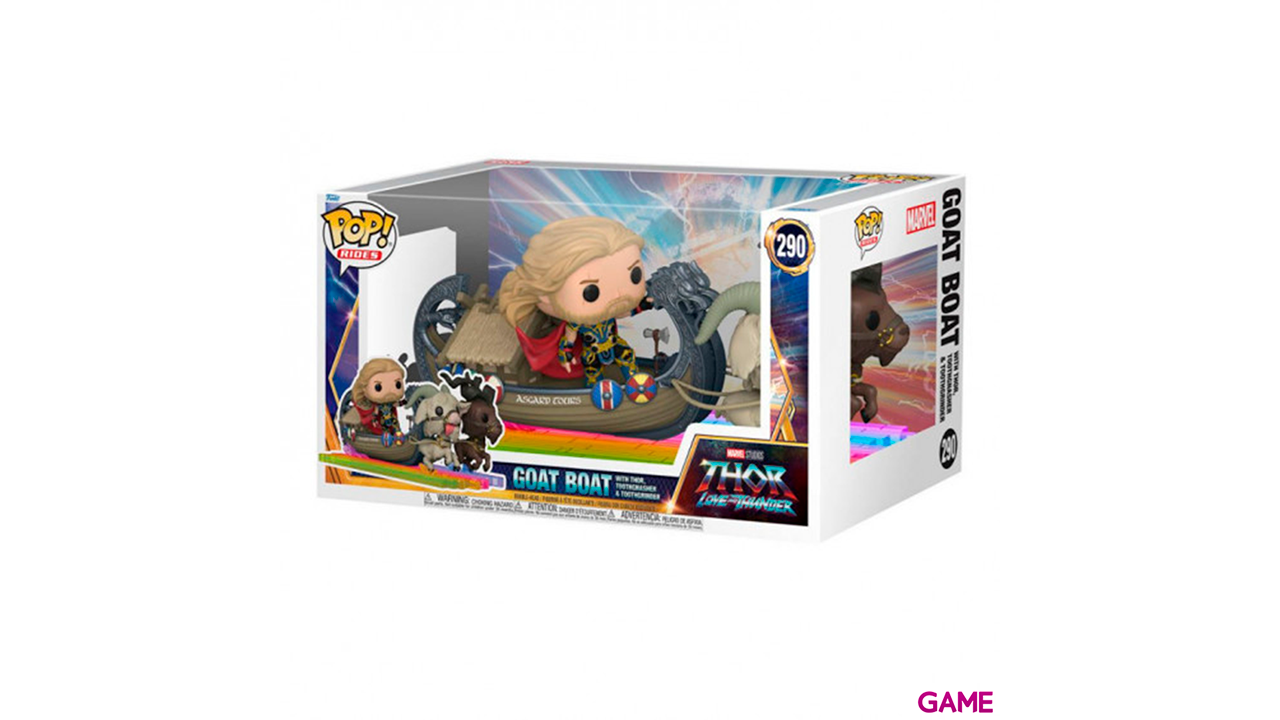 Figura POP Marvel Thor Love and Thunder Thor Goat Boat-0