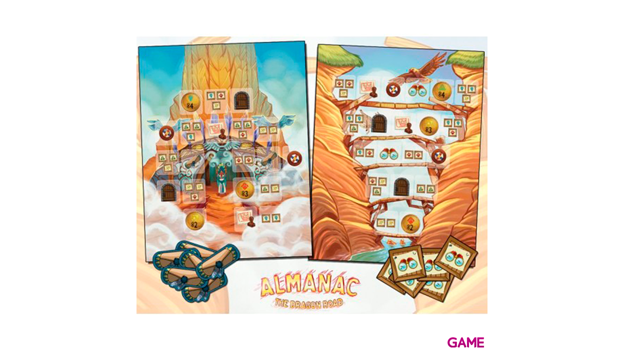 Juego mesa Almanac El Camino del Dragon español-1