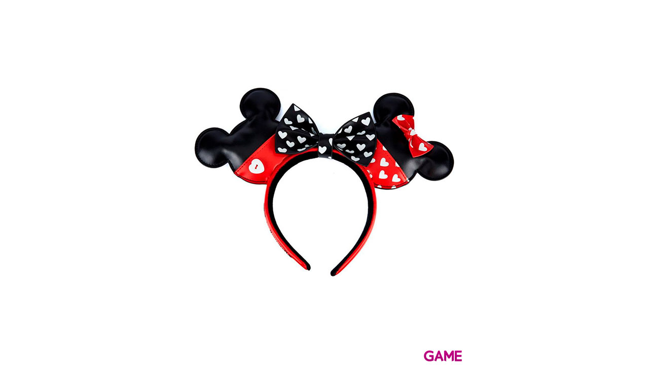 Diadema Orejas Valentines Mickey Minnie Disney Loungefly-0