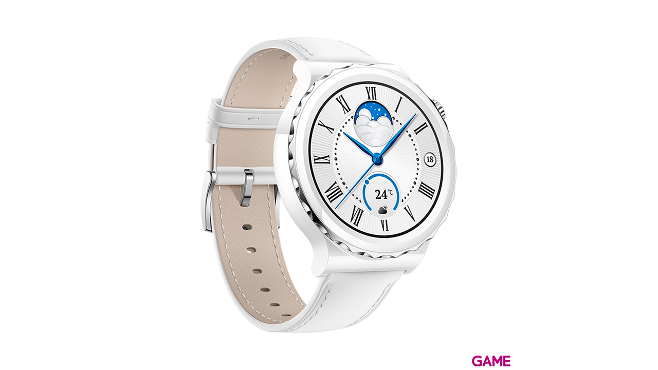 Huawei Watch GT3 Pro 46 mm Amoled GPS 4G Blanco - Reloj Inteligente-0