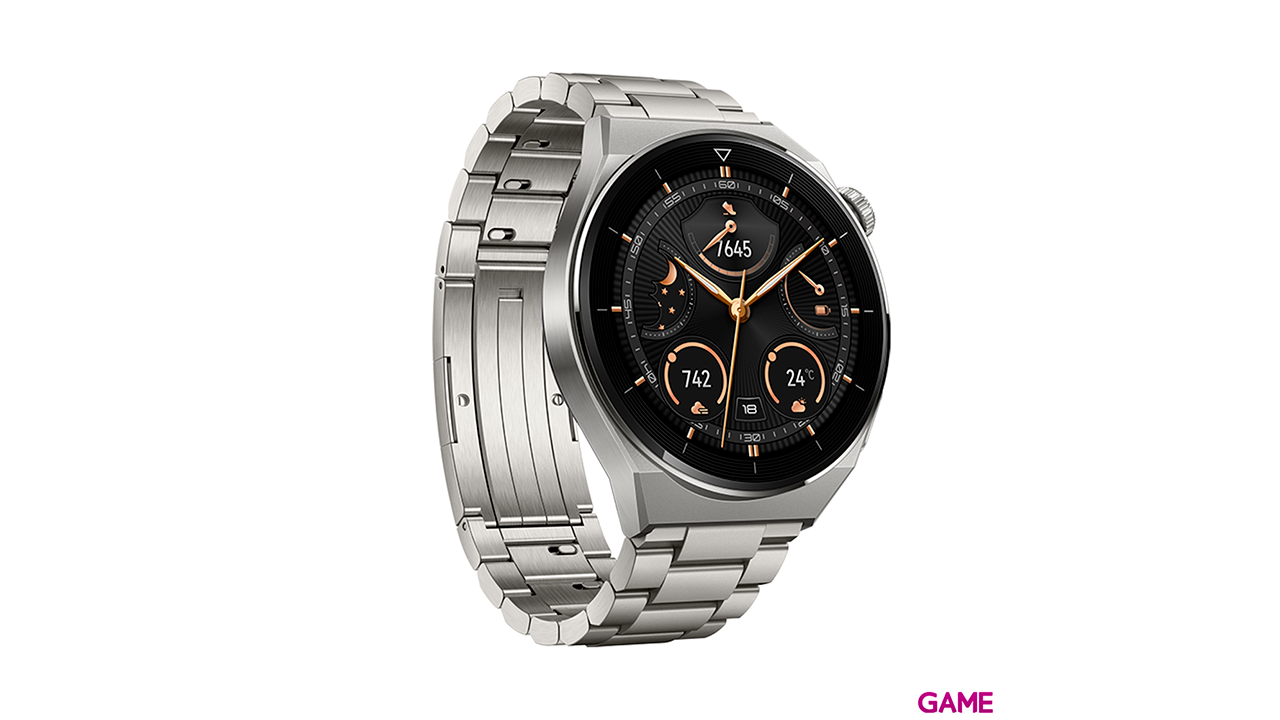 Huawei Watch GT3 Pro 46 mm Amoled GPS 4G Titanio - Reloj Inteligente-0