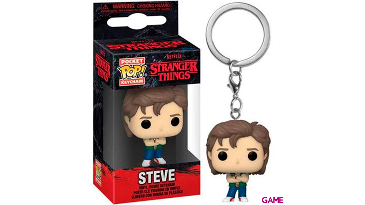 Llavero Pocket POP Stranger Things Steve-0