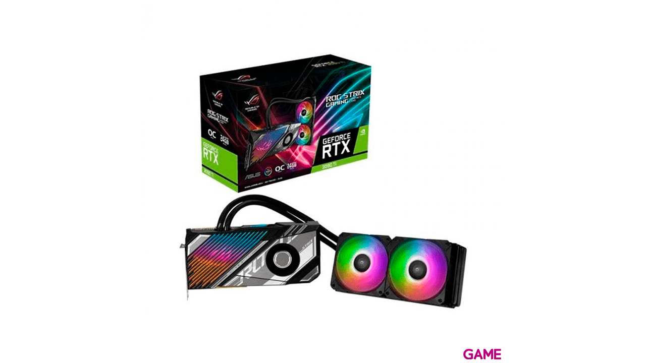 ASUS ROG Strix GeForce RTX 3090 Ti Gaming OC 24GB GDDR6 - Tarjeta Grafica Gaming-0