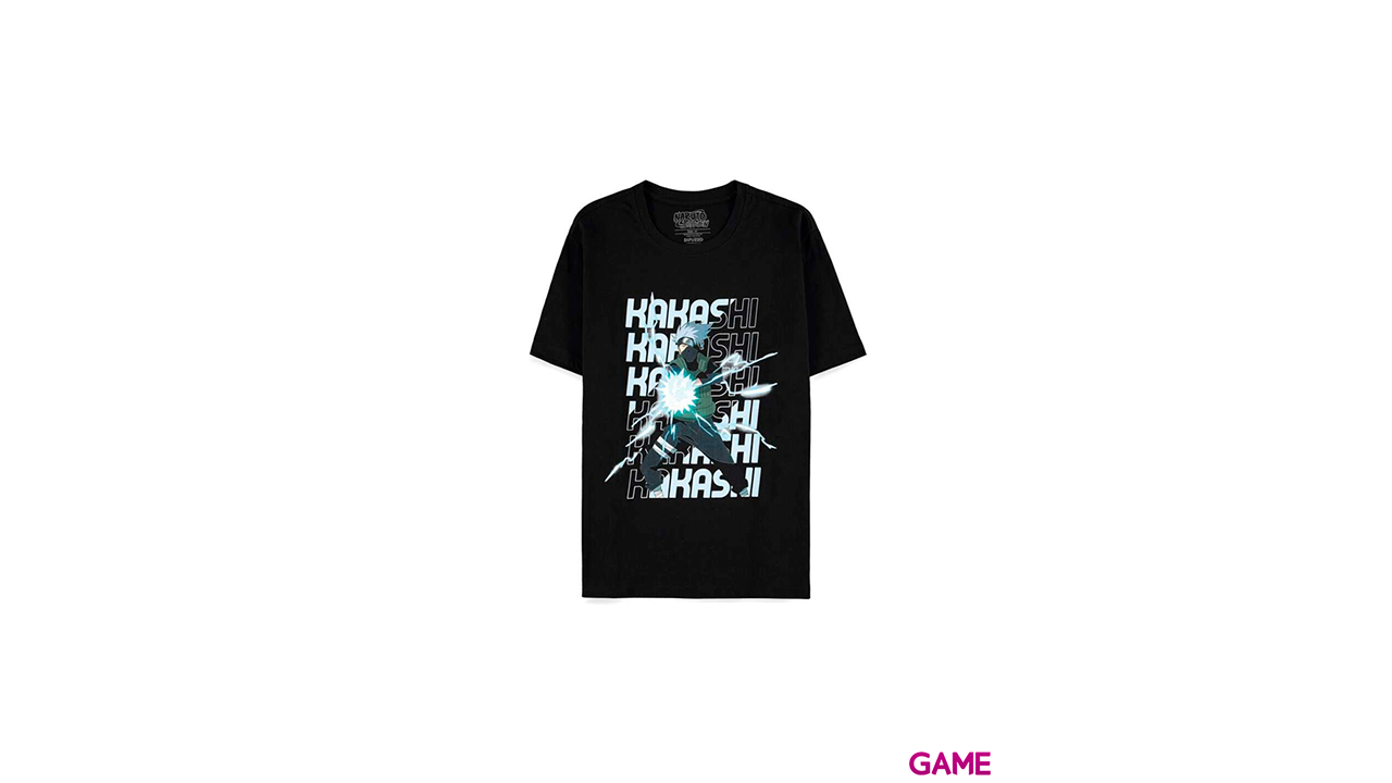 Camiseta Kakashi Naruto Shippuden Talla S-0