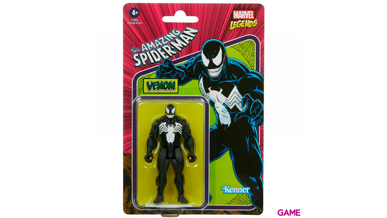 Figura Venom Retro The Amazing Spiderman Marvel Legends 9,5cm-1