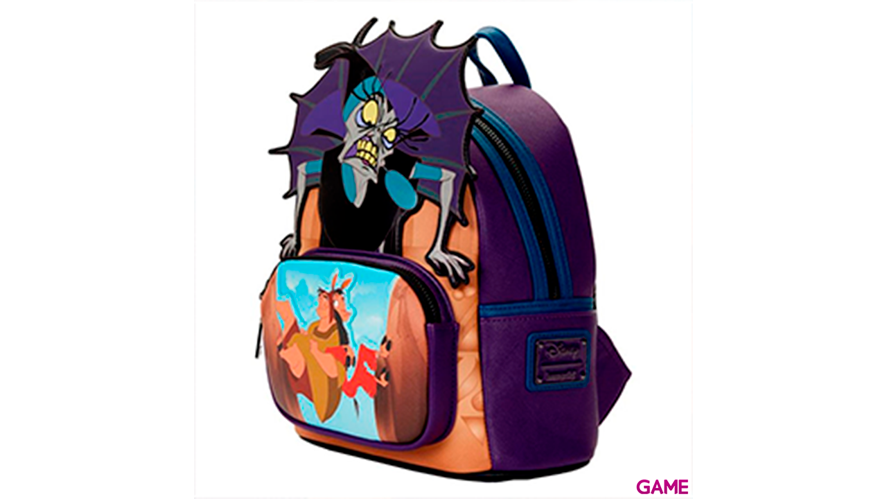 Mochila Villanos El Emperador y sus Locuras Disney Loungefly 26cm-0