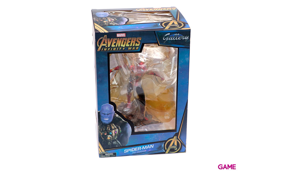 Figura diorama Iron Spiderman Avengers Infinity War Marvel 23cm-2