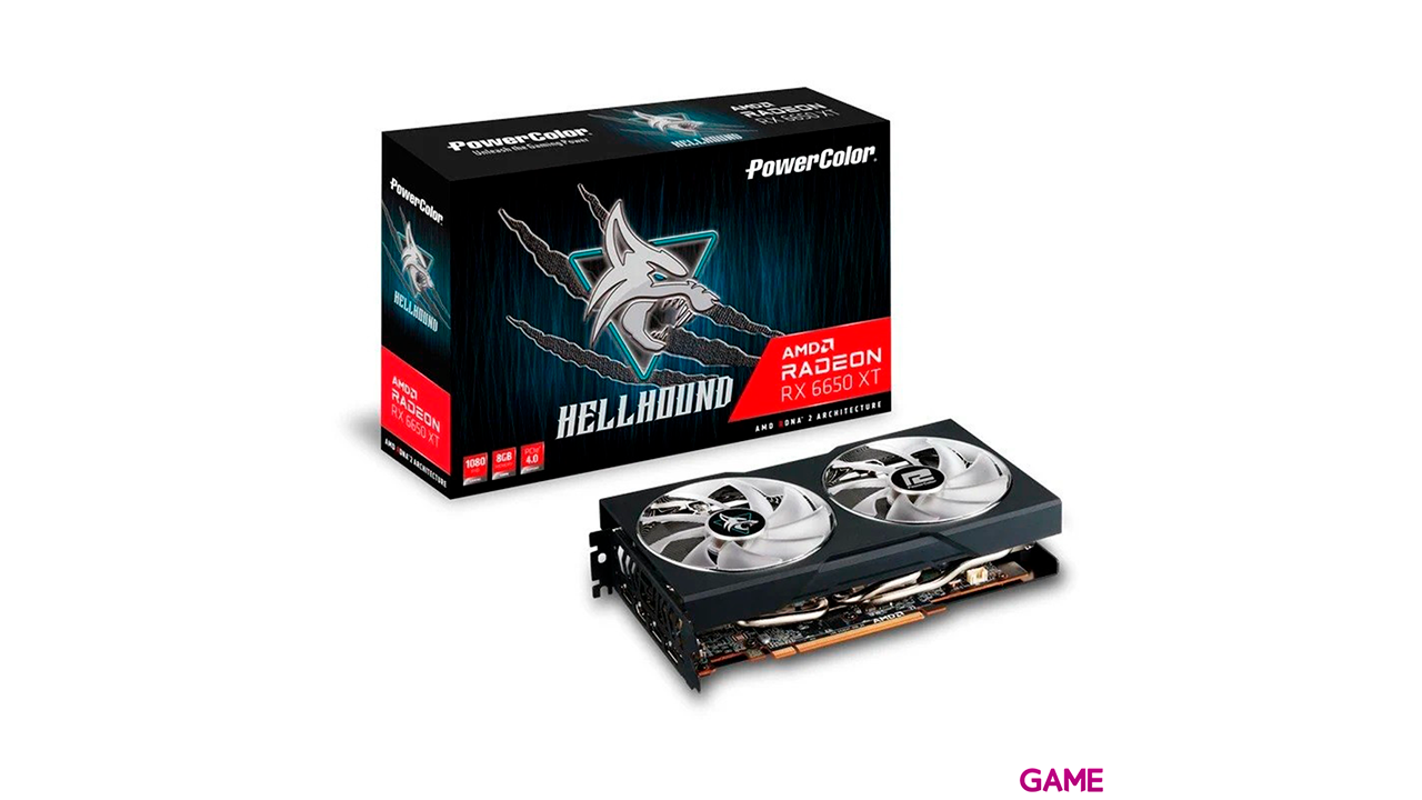 PowerColor Radeon RX 6650 XT 8GB GDDR6 - Tarjeta Grafica Gaming-0