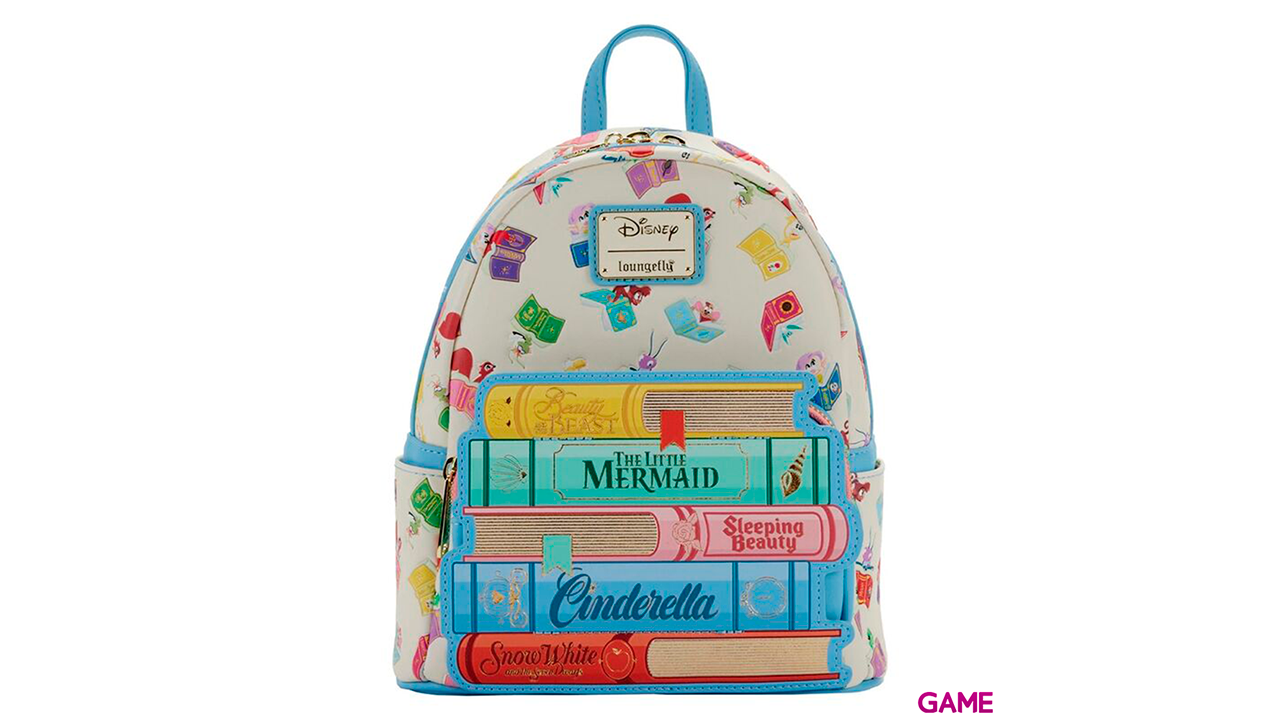 Mochila Libros Clasicos Princesas Disney Loungefly 26cm-0